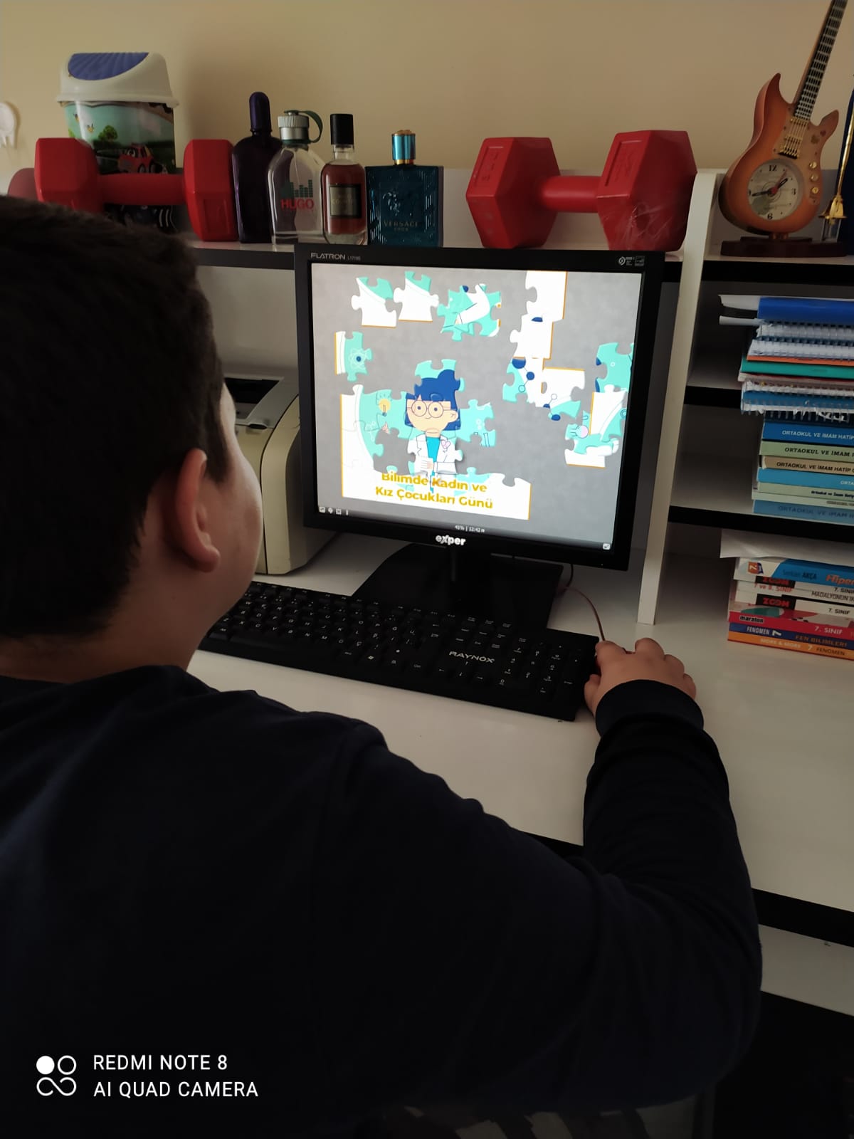 Deneyle Oynuyor Bilimle Öğreniyorum Projesi  11 Şubat “Bilimde Kadın ve Kız Çocukları Uluslararası Günü”Puzzle Çalışmaları by ESRA KALEM - Ourboox.com