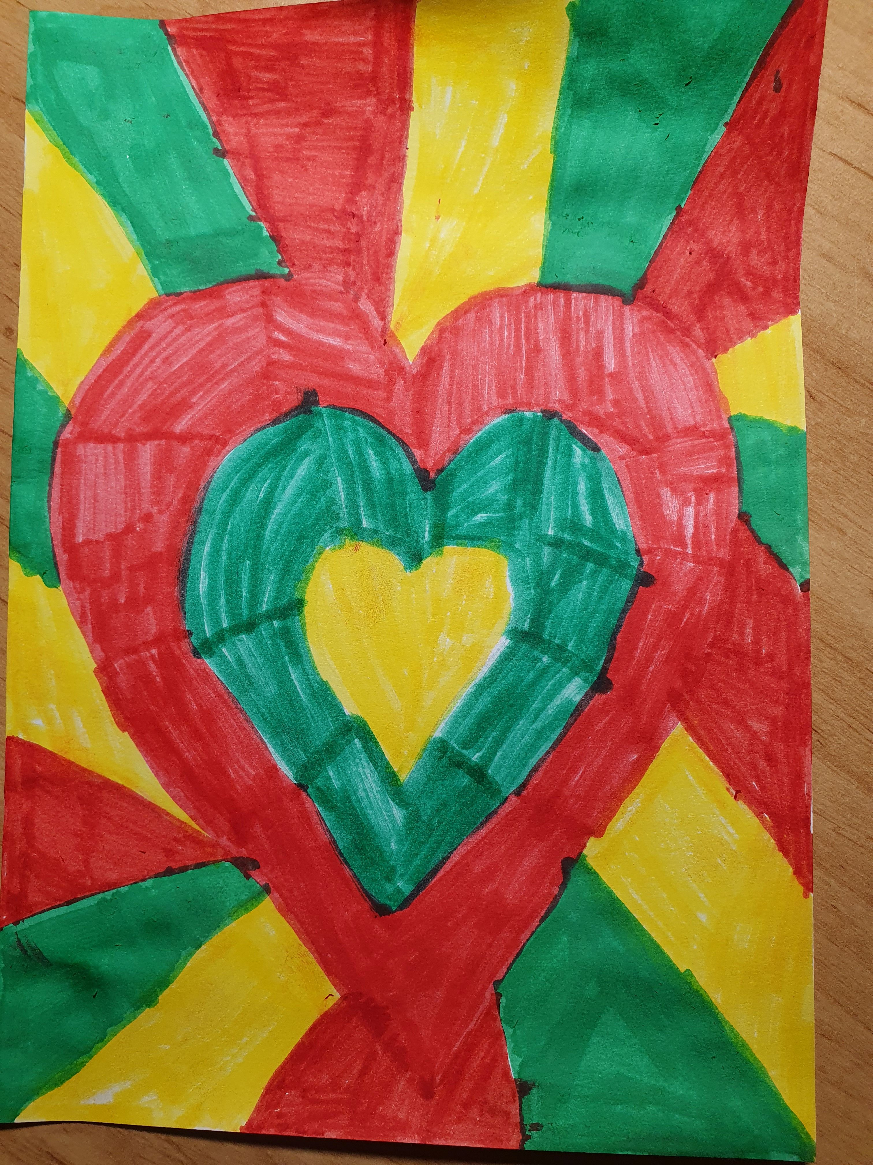 Su šv. Valentinu by Gražina - Illustrated by 2a klasė - Ourboox.com