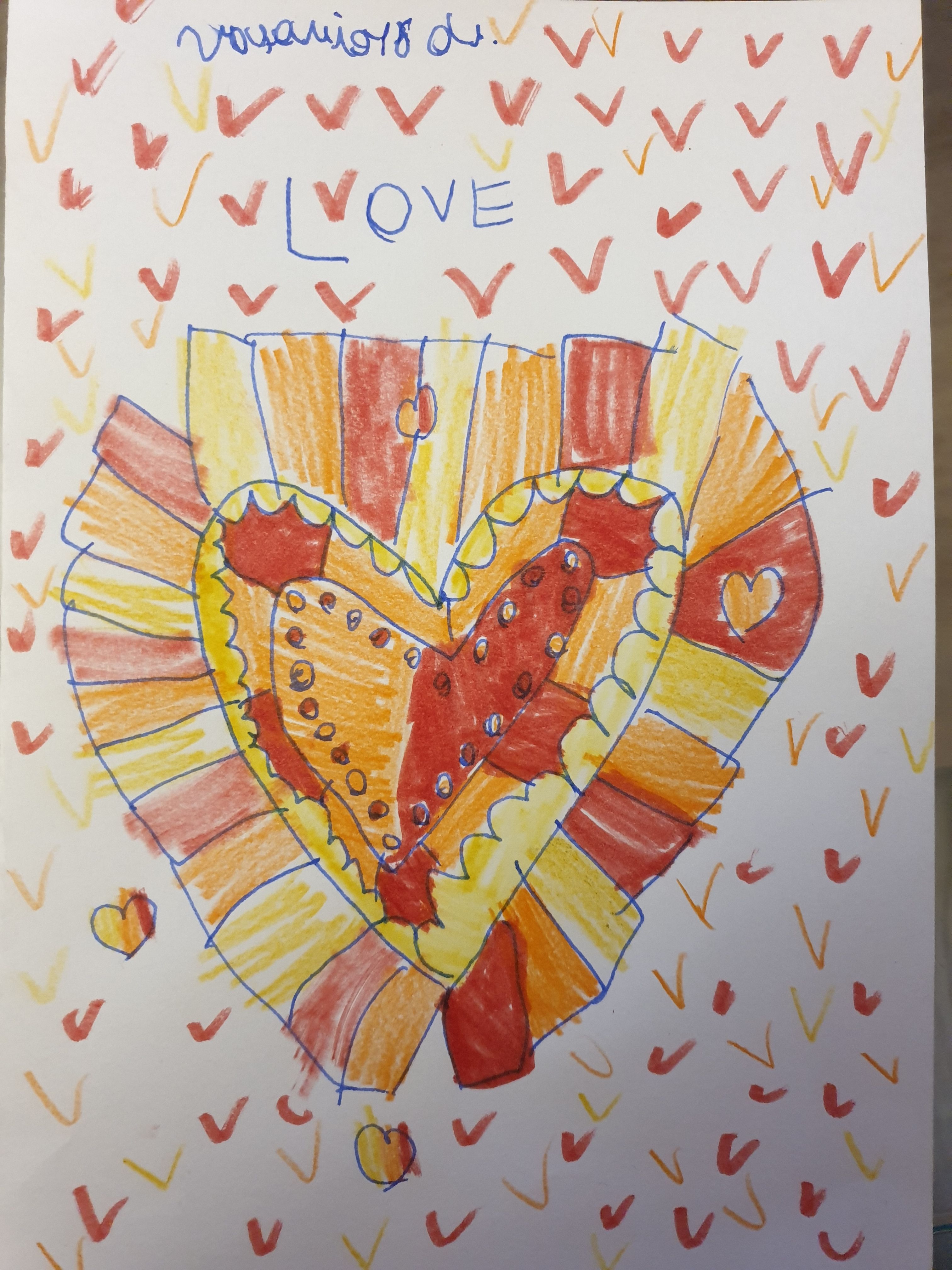 Su šv. Valentinu by Gražina - Illustrated by 2a klasė - Ourboox.com