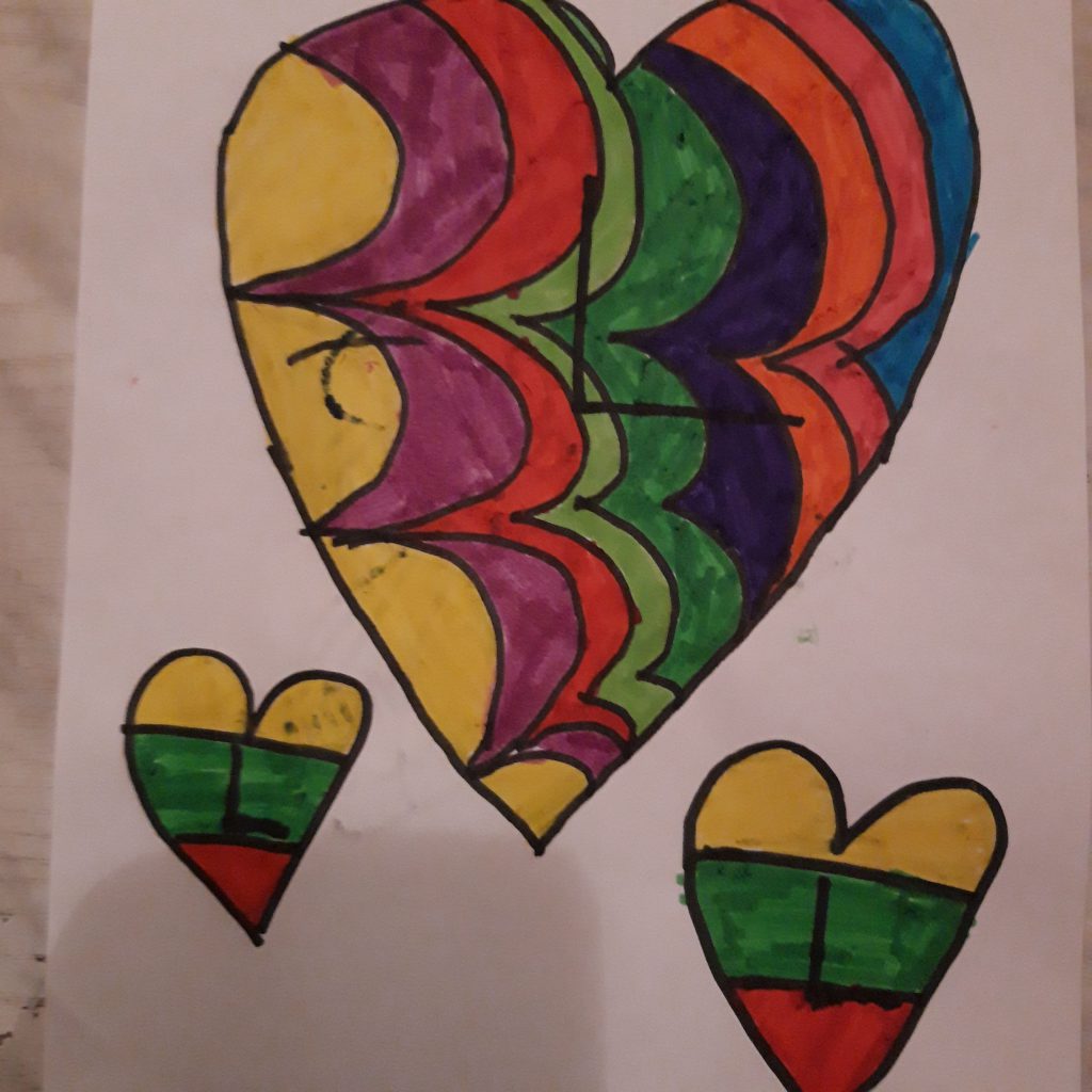 Su šv. Valentinu by Gražina - Illustrated by 2a klasė - Ourboox.com