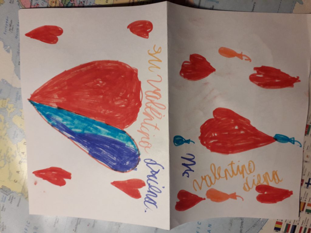 Su šv. Valentinu by Gražina - Illustrated by 2a klasė - Ourboox.com