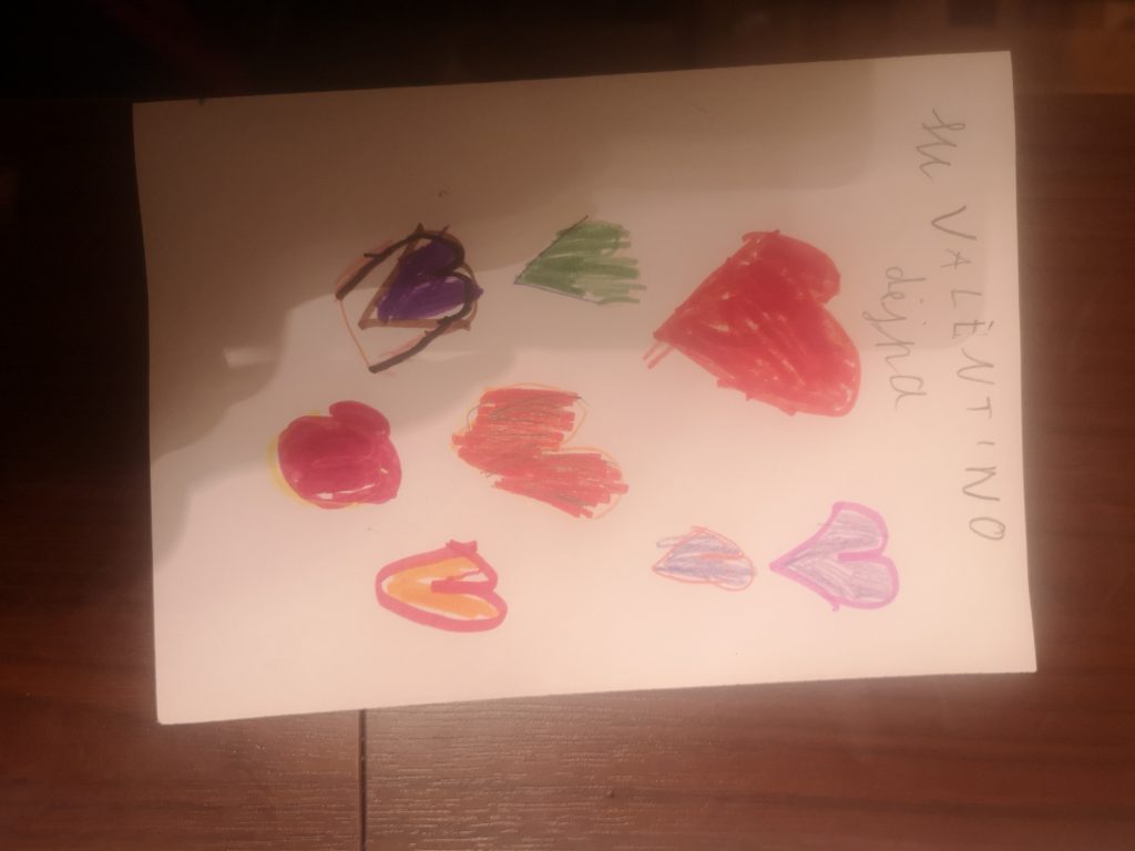 Su šv. Valentinu by Gražina - Illustrated by 2a klasė - Ourboox.com