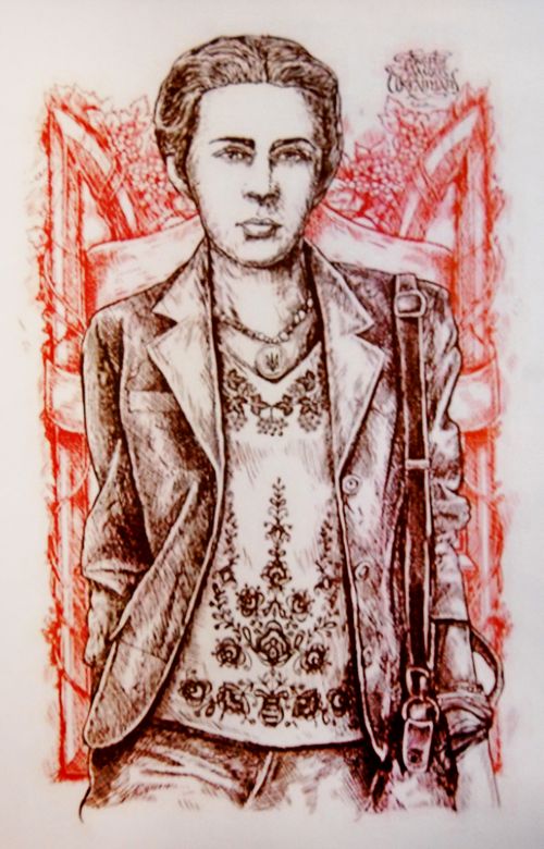 Образ Лесі Українки у сучасному світі by Olesja - Illustrated by Олеся Кух - Ourboox.com