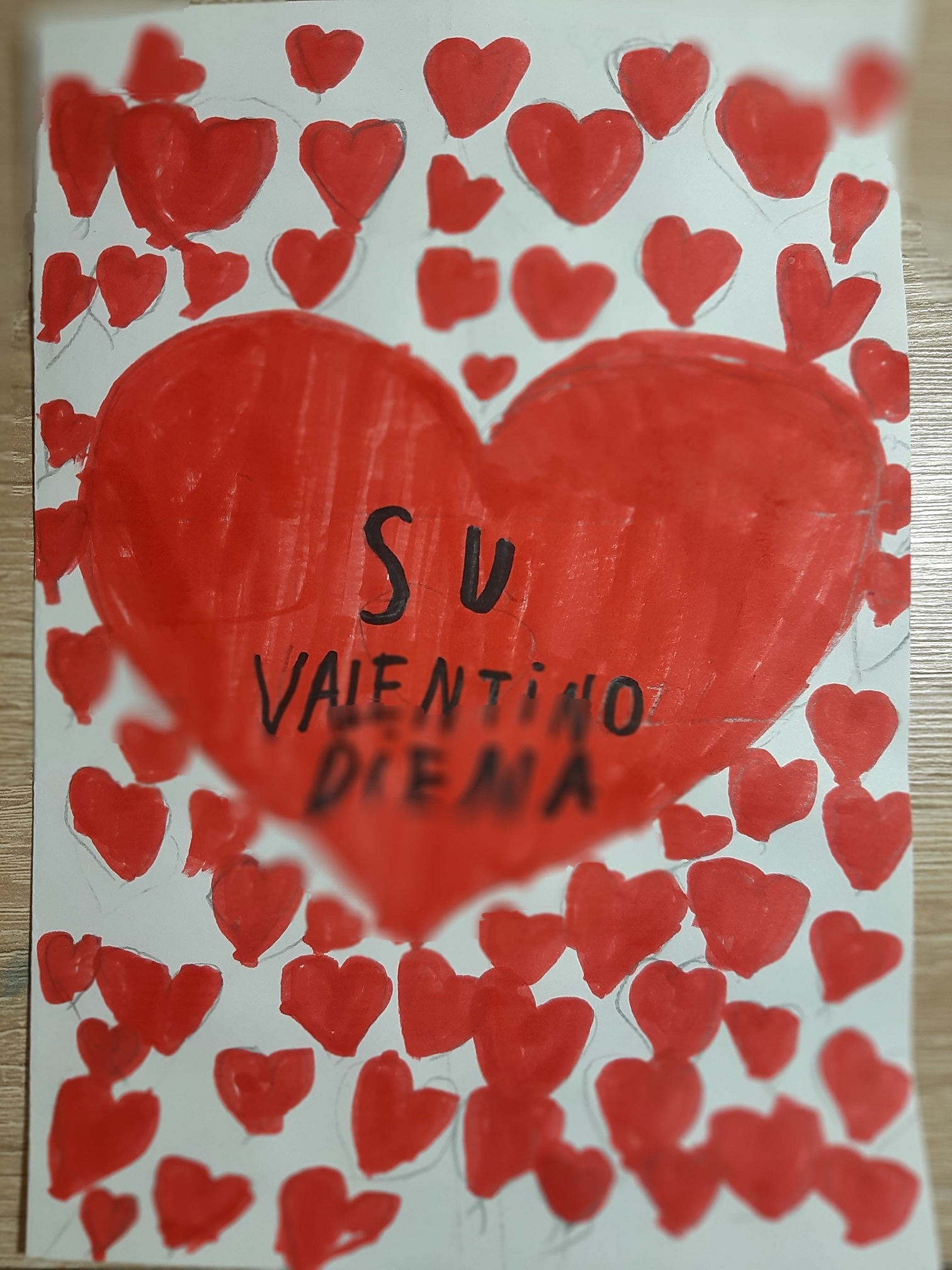 Su šv. Valentinu by Gražina - Illustrated by 2a klasė - Ourboox.com