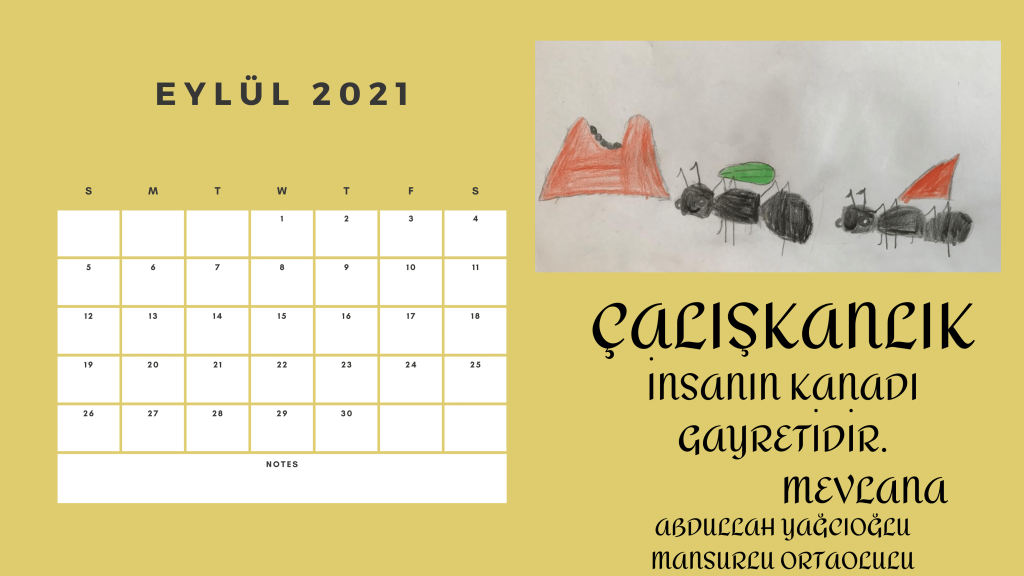 DEĞERLİ TAKVİM by ceylan - Illustrated by CEYLAN AKFIRAT&ÖĞRENDİM YAZDIM OYNADIM PROJE GRUBU - Ourboox.com