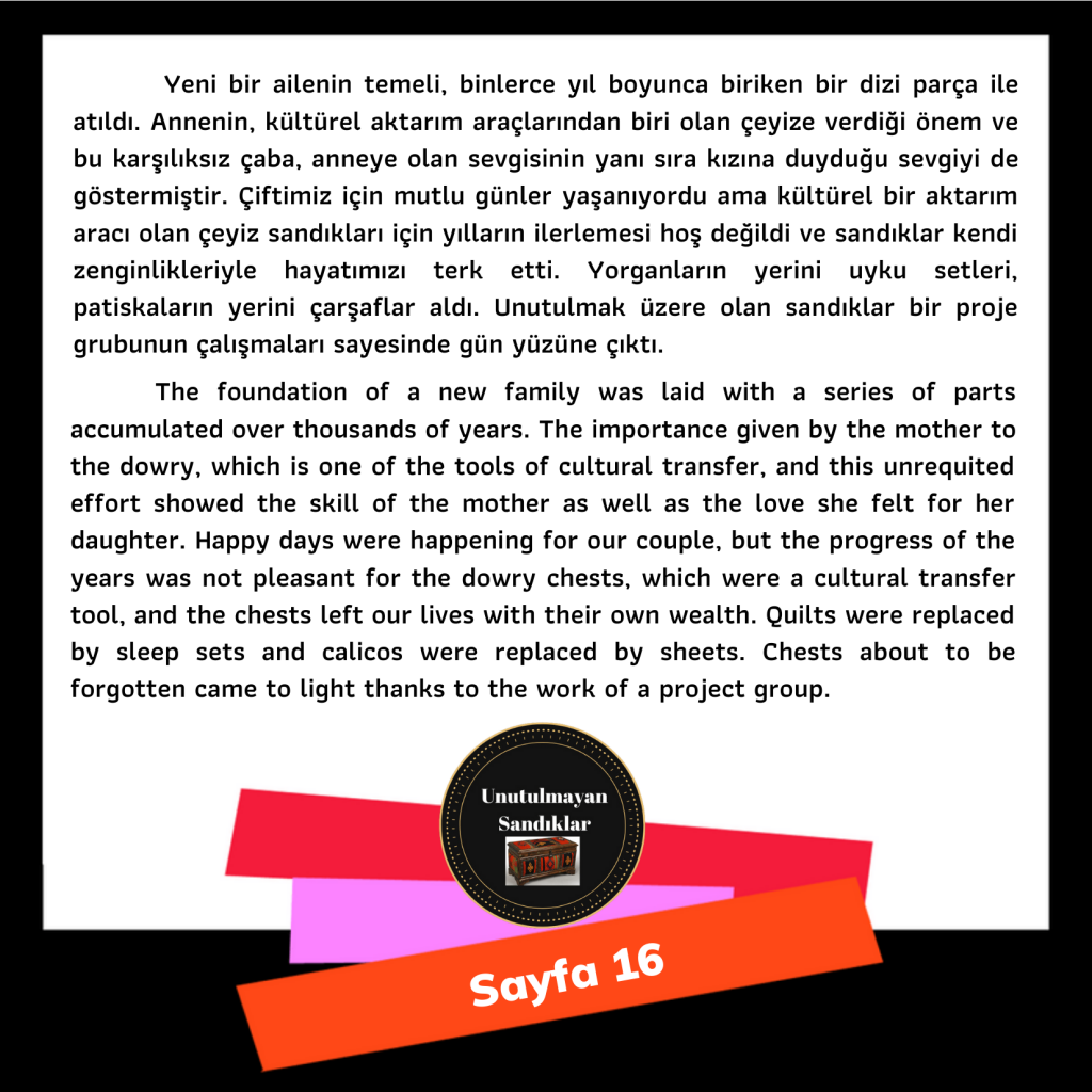 Unutulmayan Sandıklar | Öğrenci Ortak Ürünü by Burak Atatekin - Illustrated by Unutulmayan Sandıklar Projesi - Ourboox.com