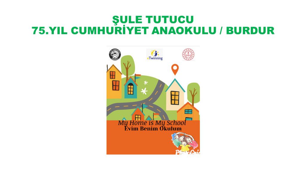 EVİM BENİM OKULUM PROJESİ AFİŞ ÇALIŞMALARI by Emel san - Ourboox.com