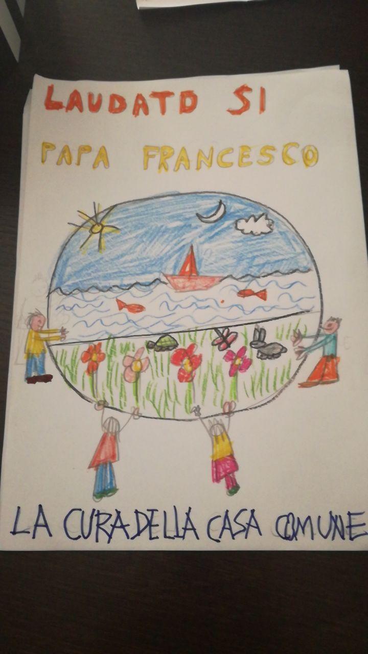 La copertina dell’enciclica Laudato si’ by Rosaria Ricciardo - Ourboox.com