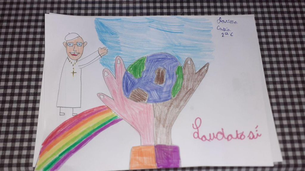 La copertina dell’enciclica Laudato si’ by Rosaria Ricciardo - Ourboox.com