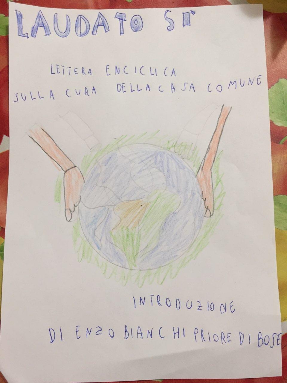 La copertina dell’enciclica Laudato si’ by Rosaria Ricciardo - Ourboox.com