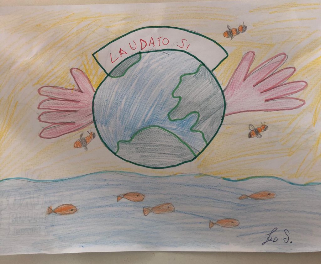 La copertina dell’enciclica Laudato si’ by Rosaria Ricciardo - Ourboox.com