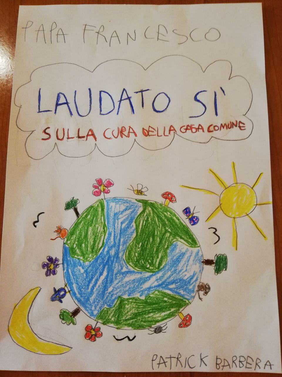 La copertina dell’enciclica Laudato si’ by Rosaria Ricciardo - Ourboox.com