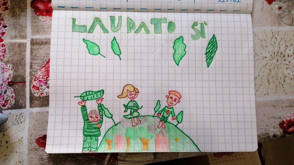 La copertina dell’enciclica Laudato si’ by Rosaria Ricciardo - Ourboox.com