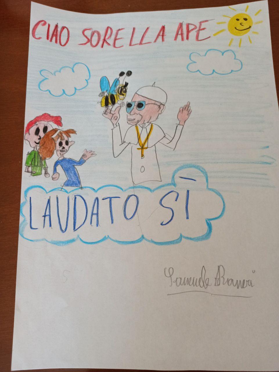 La copertina dell’enciclica Laudato si’ by Rosaria Ricciardo - Ourboox.com