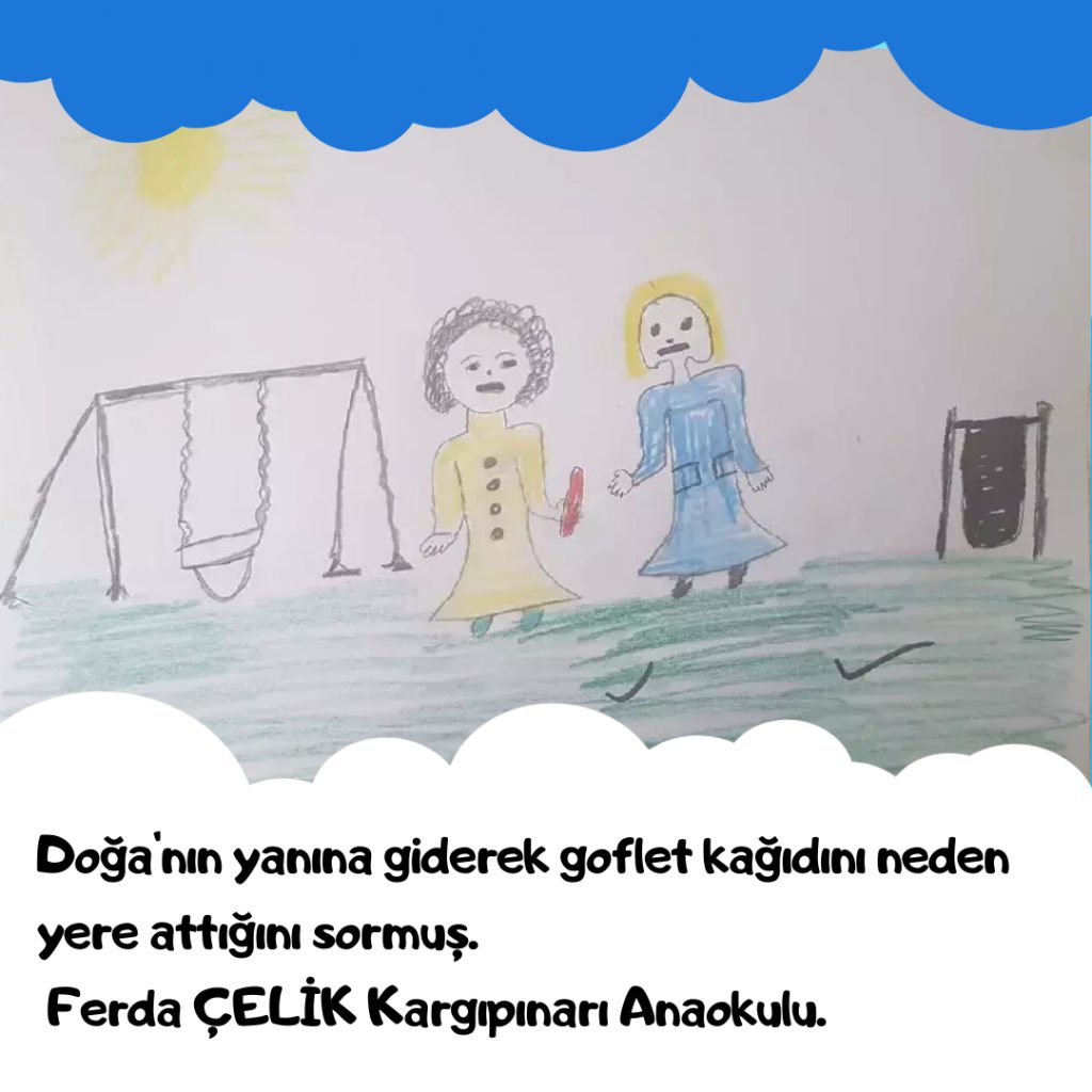 DUYGU VE DOĞA’NIN DUYARLI BİR GÜNÜ by Yasemin Harma Turan - Illustrated by eTwinning Projesi - Ourboox.com