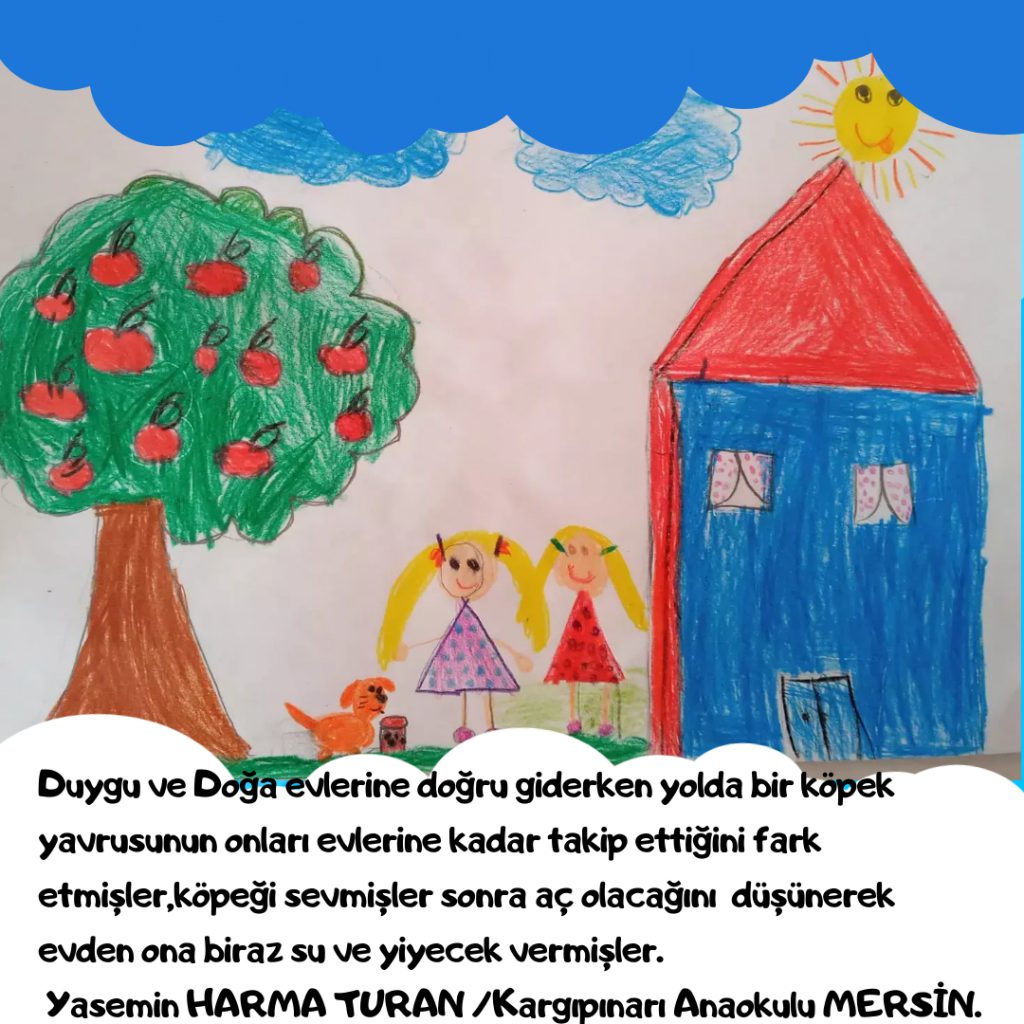 DUYGU VE DOĞA’NIN DUYARLI BİR GÜNÜ by Yasemin Harma Turan - Illustrated by eTwinning Projesi - Ourboox.com