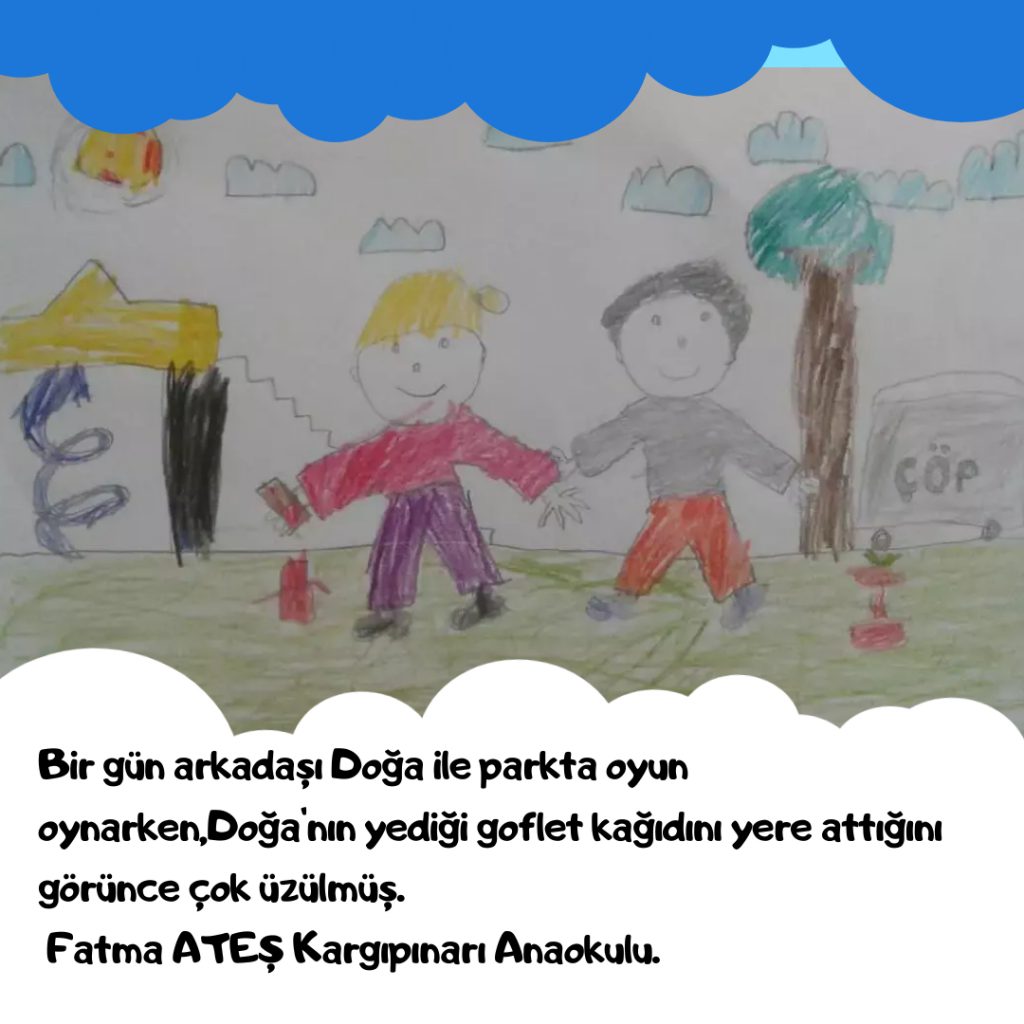 DUYGU VE DOĞA’NIN DUYARLI BİR GÜNÜ by Yasemin Harma Turan - Illustrated by eTwinning Projesi - Ourboox.com