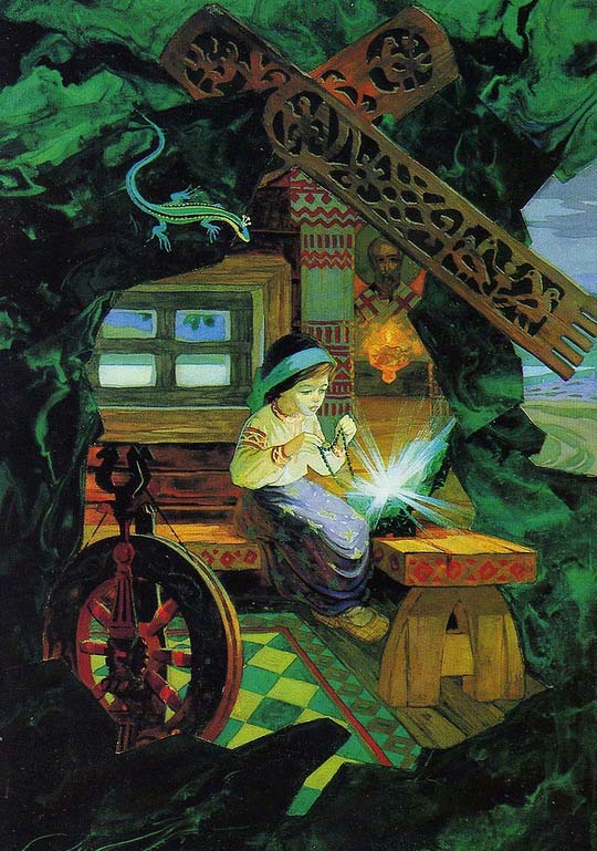 Малахітова скринька by MiraKate - Illustrated by Павло Бажов - Ourboox.com