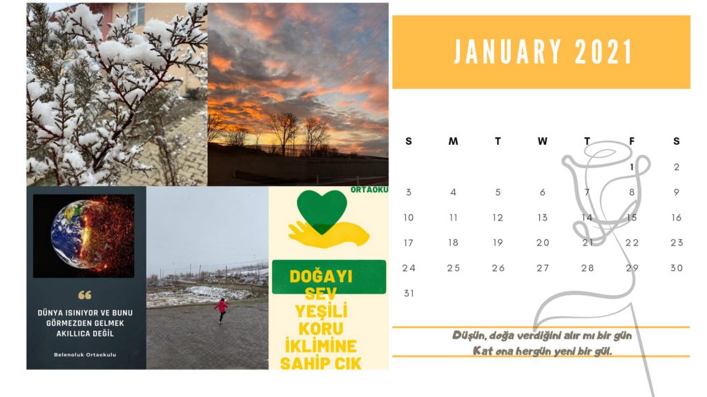 İKLİM VE YAŞAMIM TAKVİMİ (CLIMATE AND CALENDAR OF LIFE) by Merve Altunyurt - Illustrated by İKLİM VE YAŞAMIM - Ourboox.com