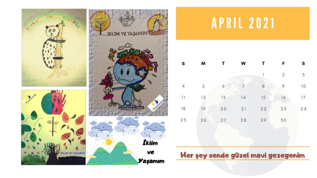 İKLİM VE YAŞAMIM TAKVİMİ (CLIMATE AND CALENDAR OF LIFE) by Merve Altunyurt - Illustrated by İKLİM VE YAŞAMIM - Ourboox.com