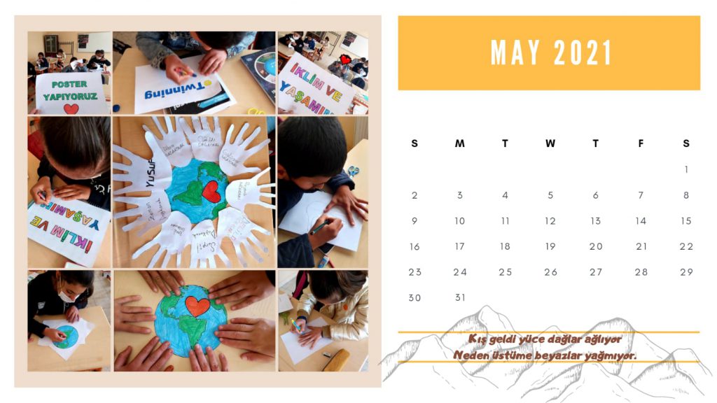 İKLİM VE YAŞAMIM TAKVİMİ (CLIMATE AND CALENDAR OF LIFE) by Merve Altunyurt - Illustrated by İKLİM VE YAŞAMIM - Ourboox.com