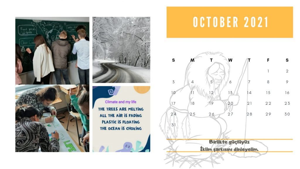 İKLİM VE YAŞAMIM TAKVİMİ (CLIMATE AND CALENDAR OF LIFE) by Merve Altunyurt - Illustrated by İKLİM VE YAŞAMIM - Ourboox.com