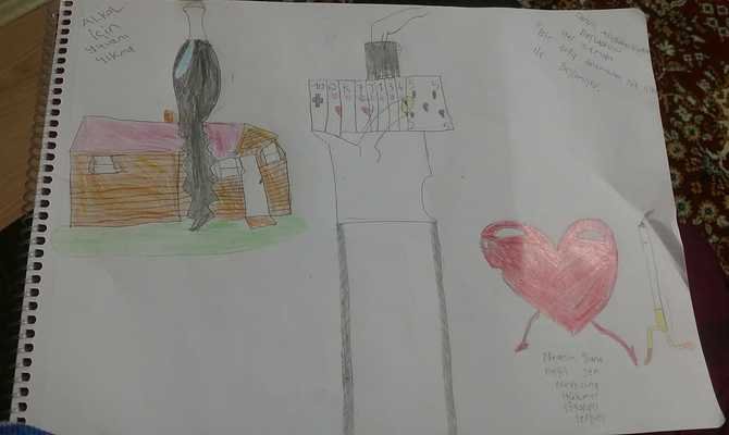 OKUYORUM,DİNLİYORUM,RESMİNİ YAPIYORUM by bahadır - Ourboox.com