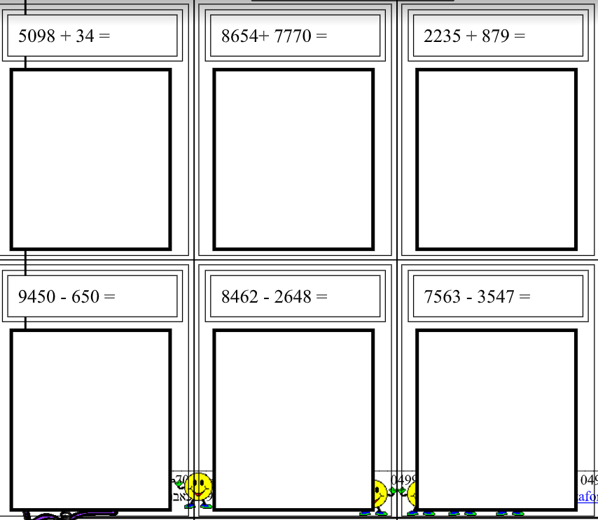 العمليات الحسابية (شرح + فعاليات + وفيديوهات للتوضيح) by alaa alkrenawi - Illustrated by alaa alkrenawi - Ourboox.com