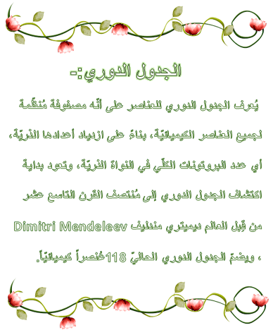 عناصر الجدول الدوري:- by kawkabbsharat - Ourboox.com