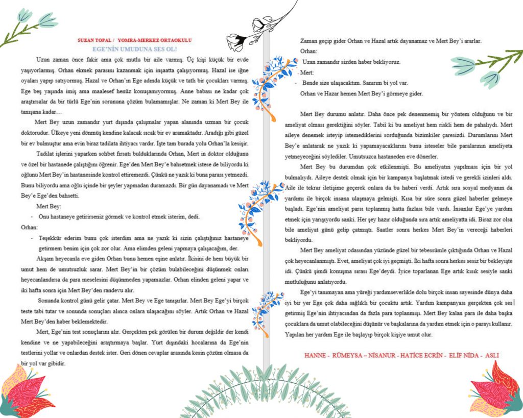 GÜZEL YÜREKLİ TWINNER’LARIN YARDIMSEVERLİK MASALLARI by S. BAV - Ourboox.com