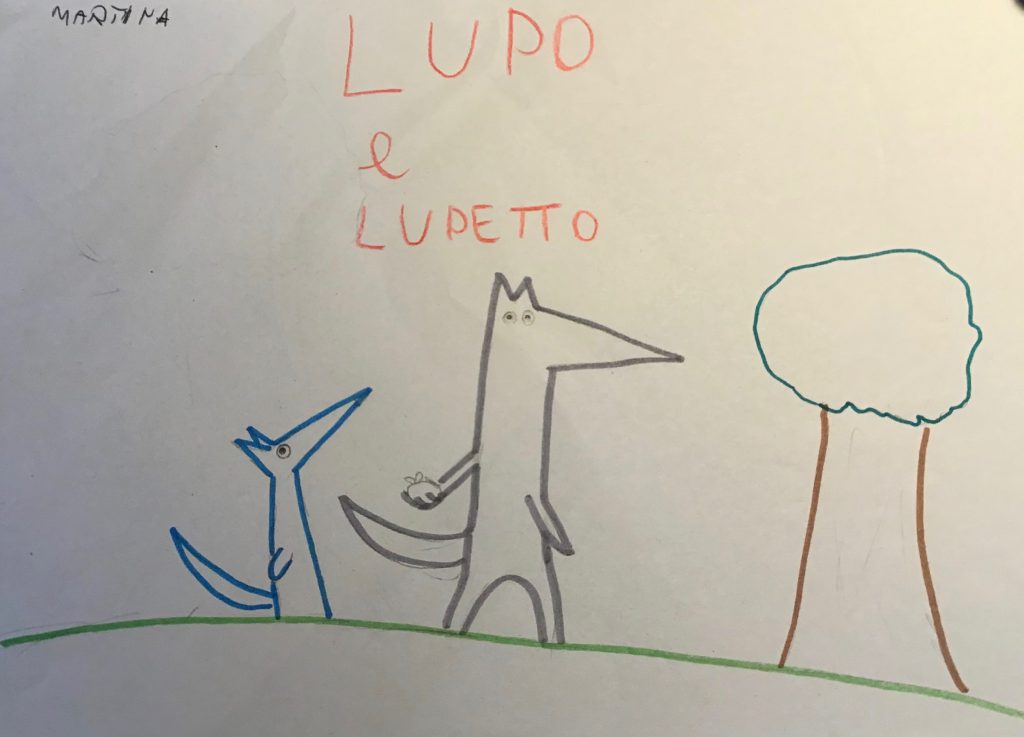 Big wolf and little wolf by Luisa - Ourboox.com