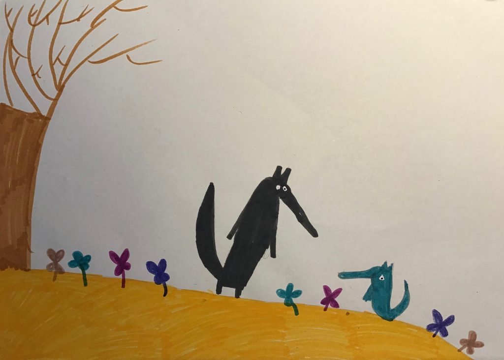 Big wolf and little wolf by Luisa - Ourboox.com