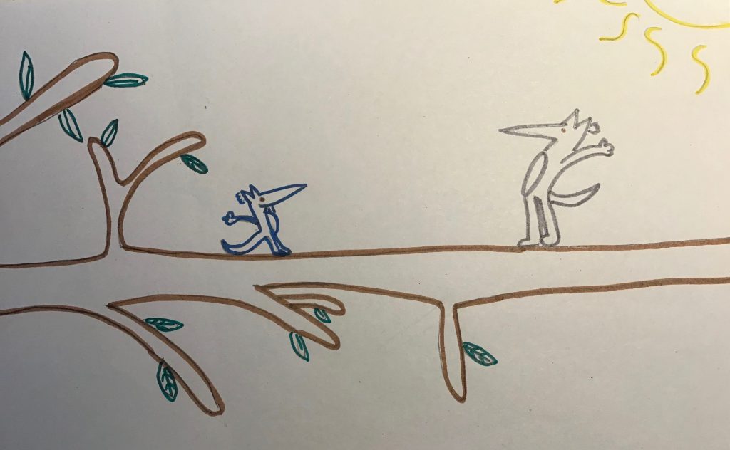 Big wolf and little wolf by Luisa - Ourboox.com