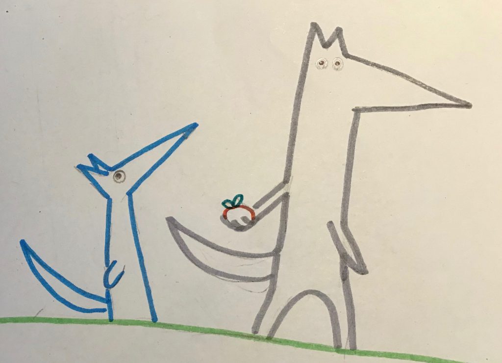 Big wolf and little wolf by Luisa - Ourboox.com