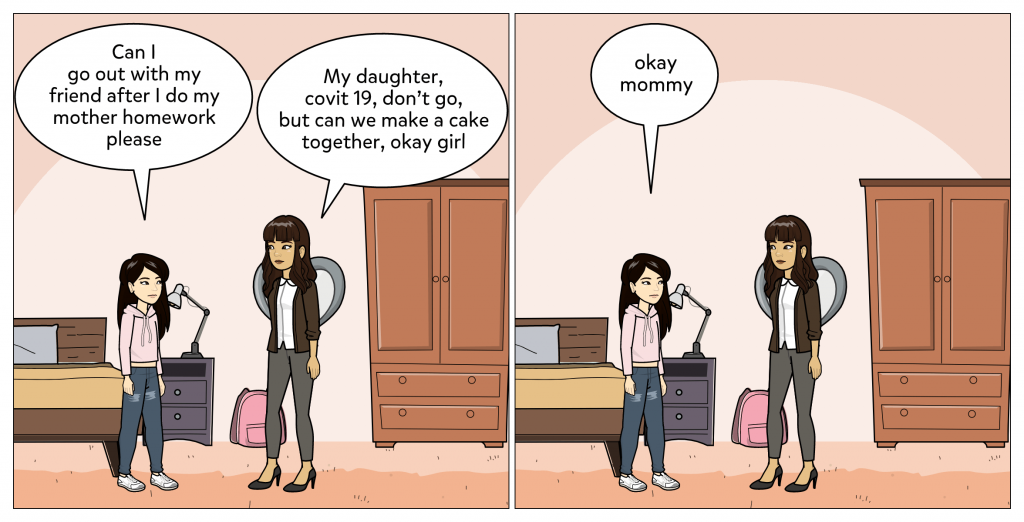 My Pandemic Diary Comic Book by Sevim Haskaya - Illustrated by Mehmet Selahattin Çolak Primary School - Ourboox.com