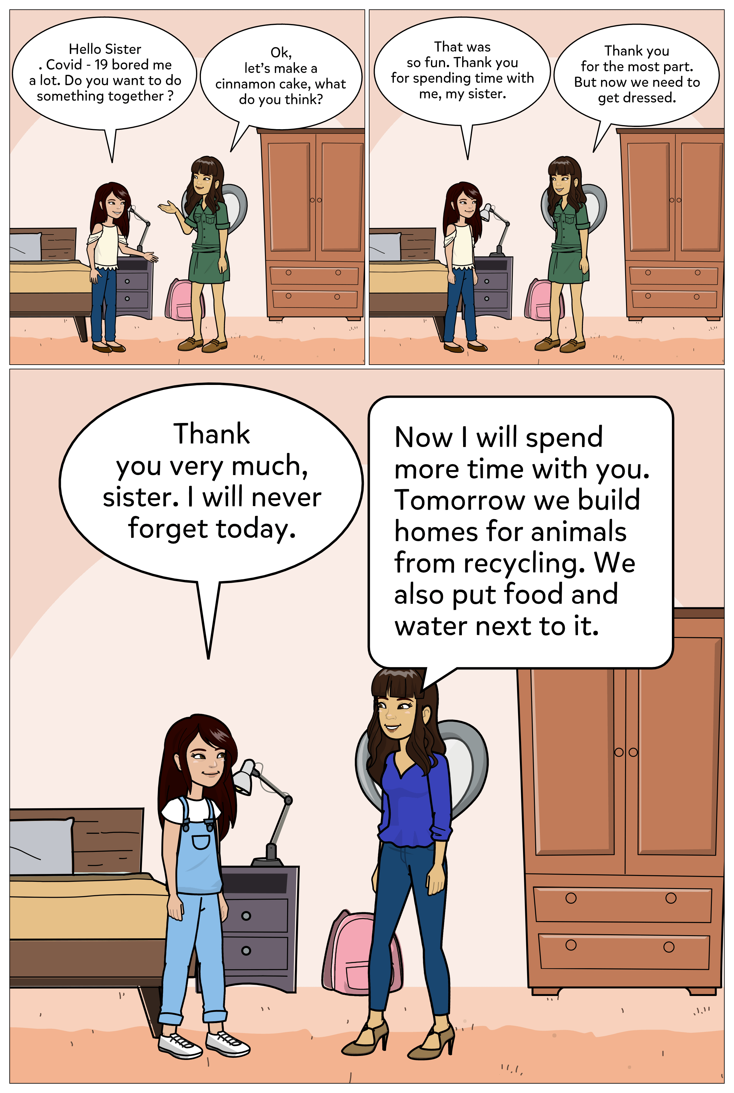 My Pandemic Diary Comic Book by Sevim Haskaya - Illustrated by Mehmet Selahattin Çolak Primary School - Ourboox.com