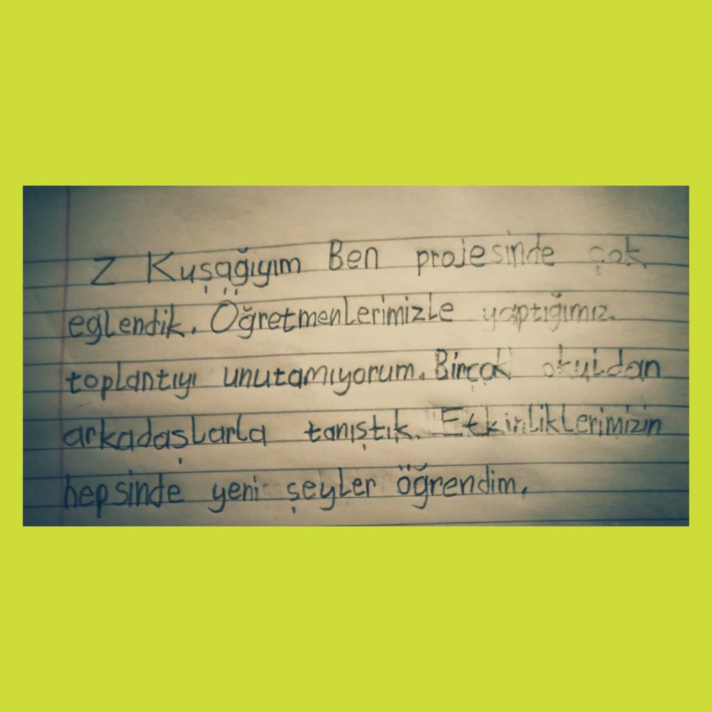 BENİM GÜZEL PROJEM Z KUŞAĞIYIM BEN by Fındık Çalışkan - Ourboox.com