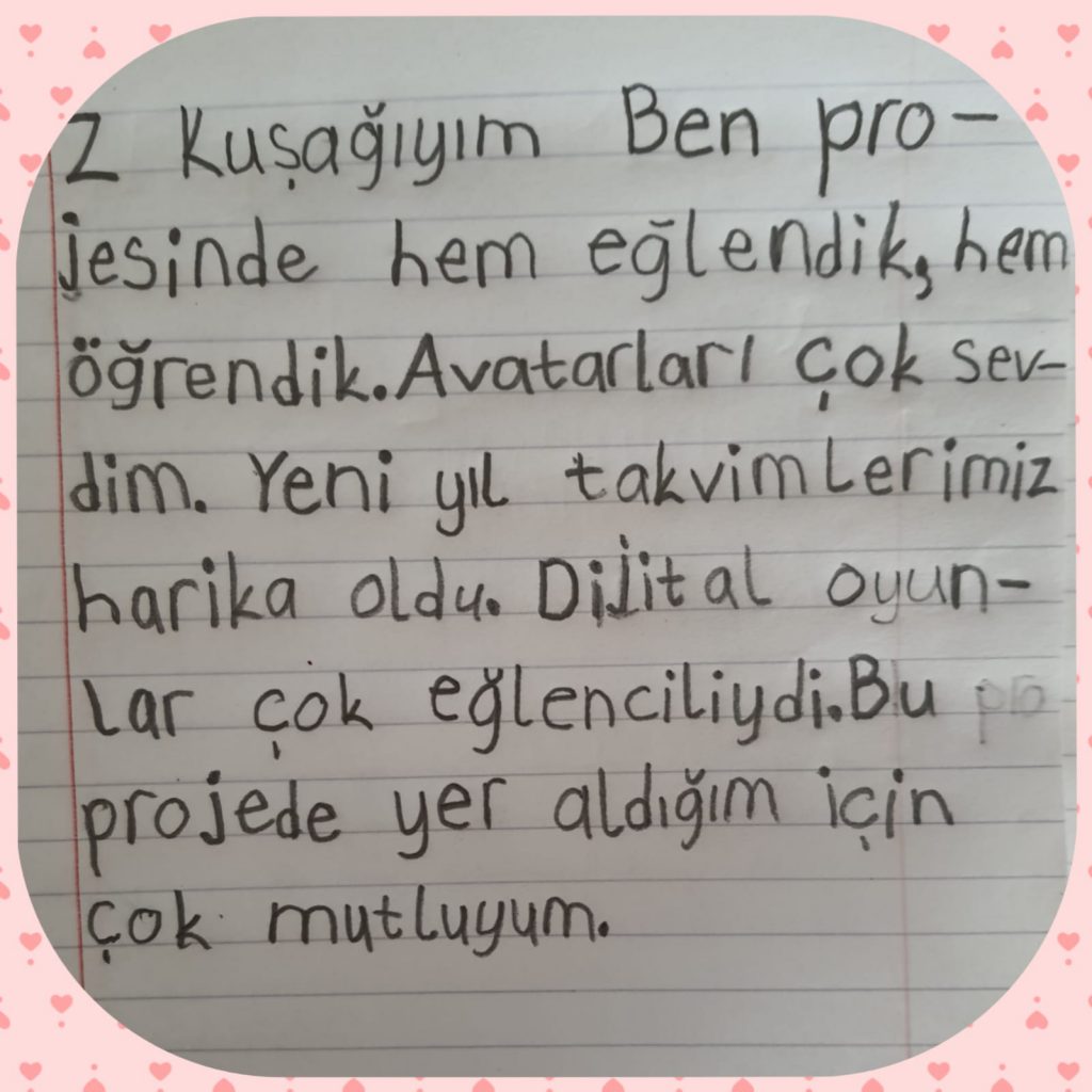 BENİM GÜZEL PROJEM Z KUŞAĞIYIM BEN by Fındık Çalışkan - Ourboox.com