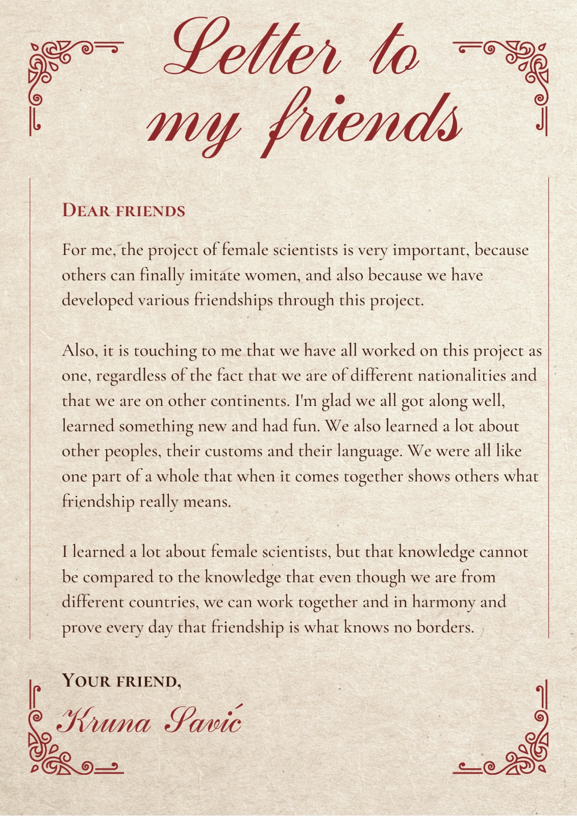 I know about women scientists by Alina Stoian - Ourboox.com