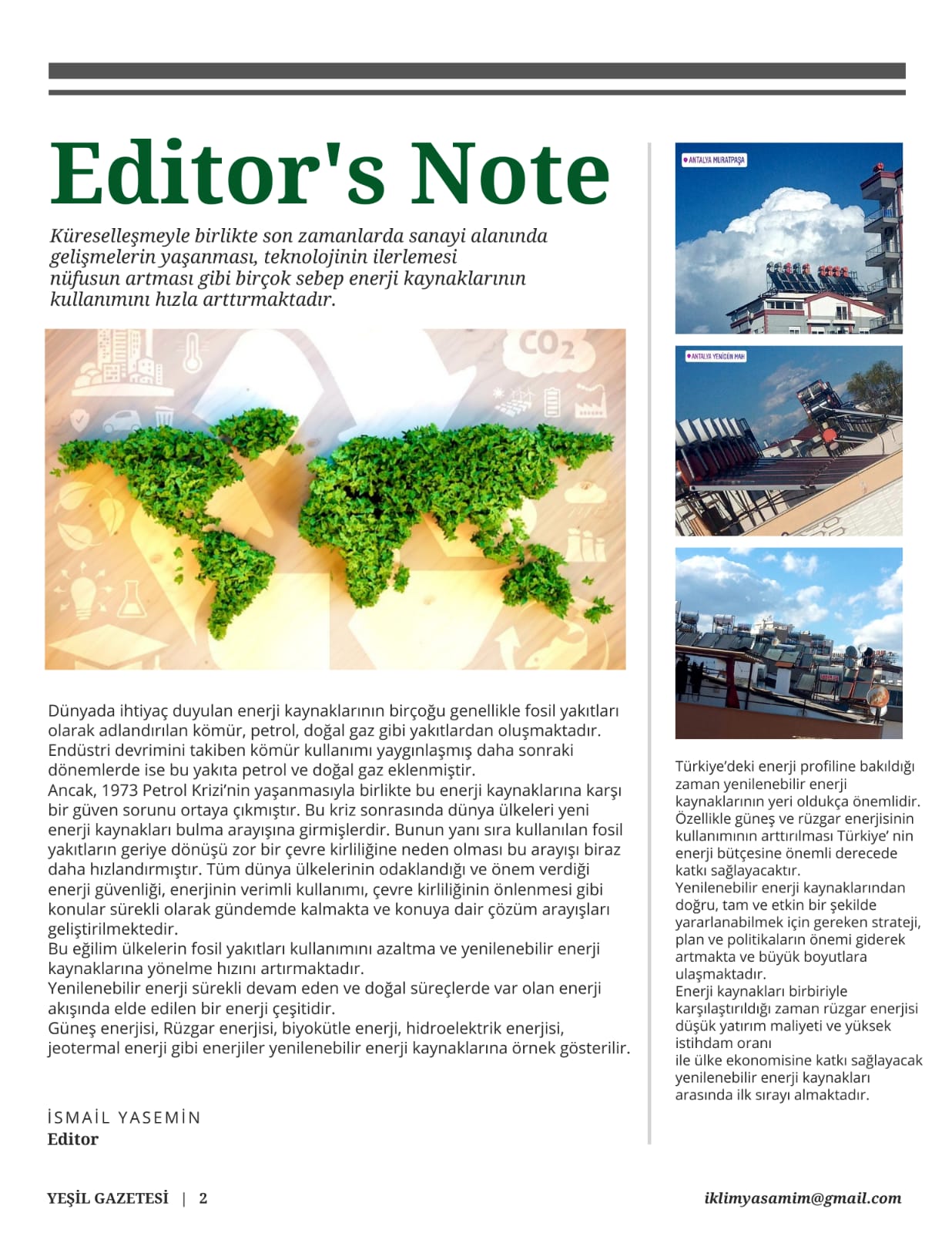 YEŞİL GAZETESİ by Merve Altunyurt - Ourboox.com