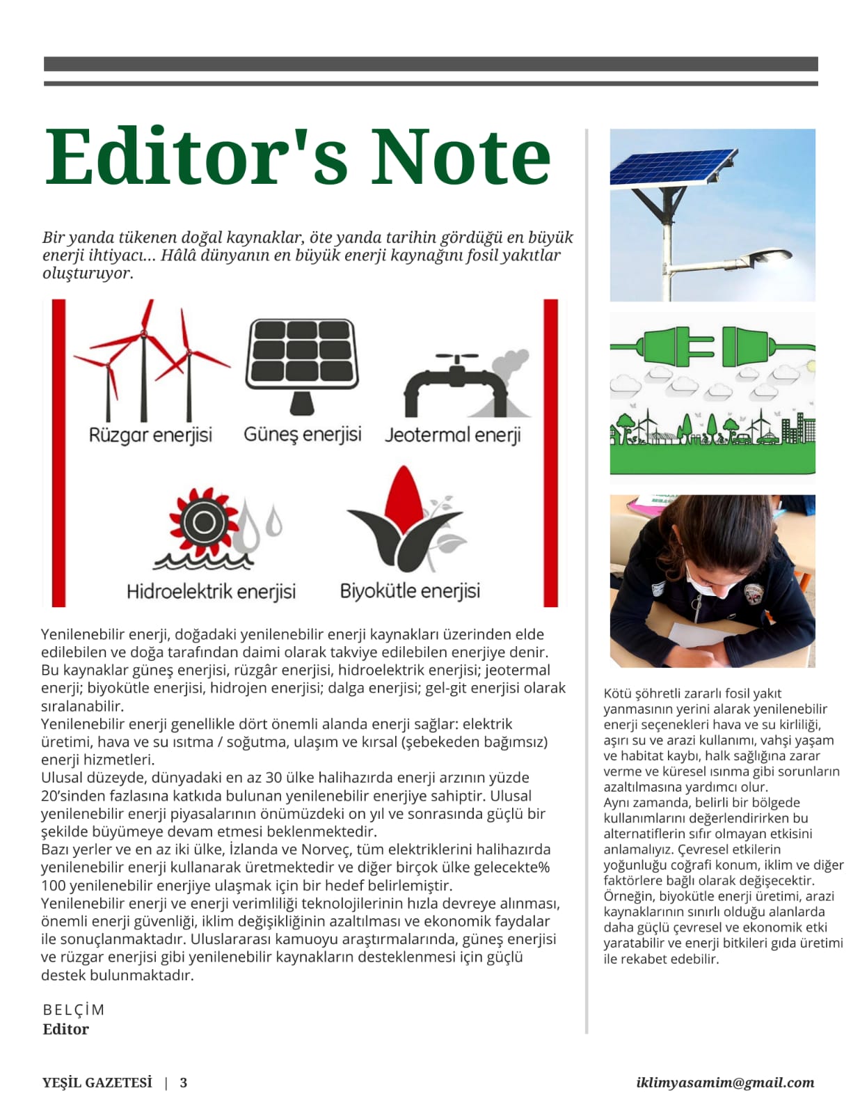 YEŞİL GAZETESİ by Merve Altunyurt - Ourboox.com