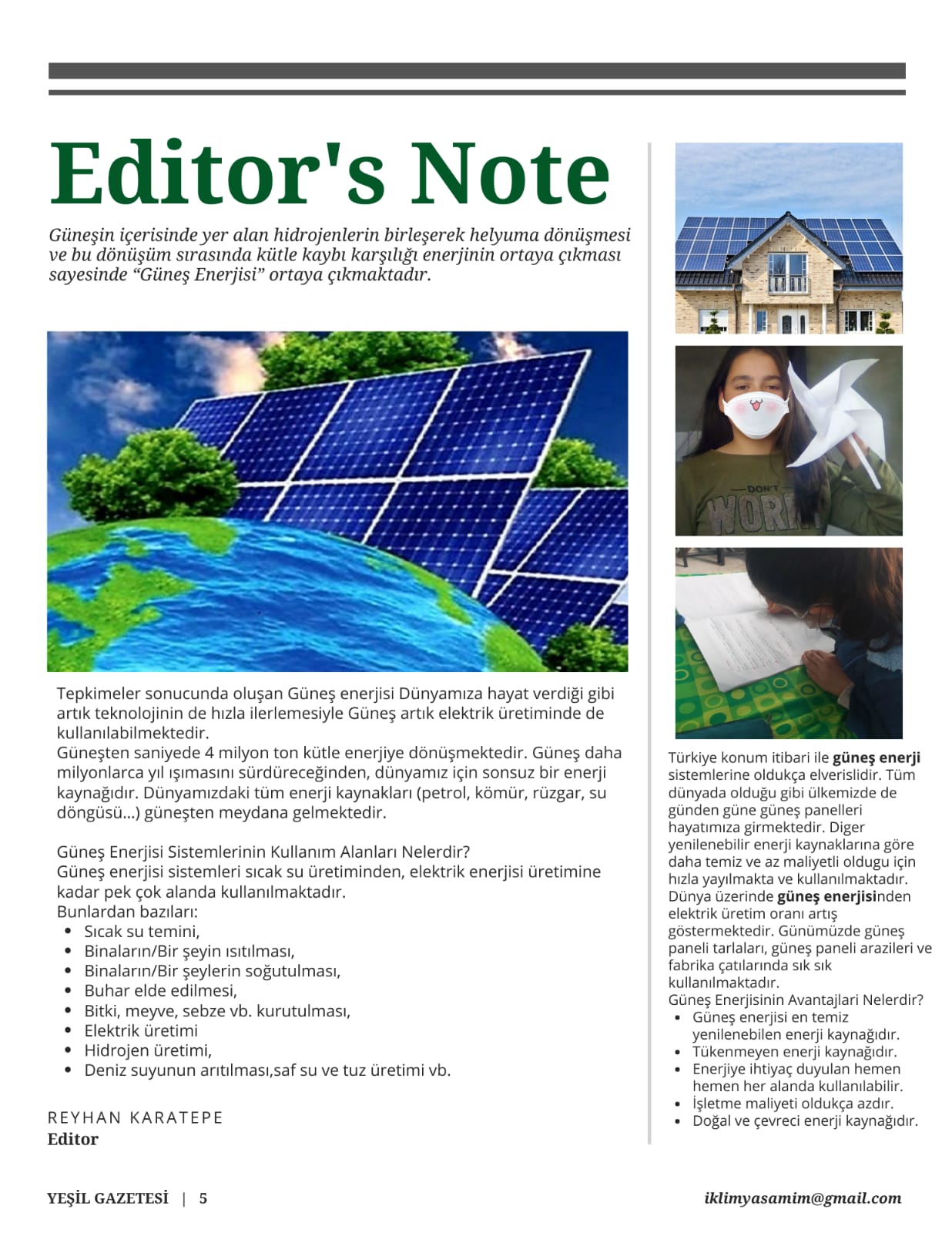 YEŞİL GAZETESİ by Merve Altunyurt - Ourboox.com