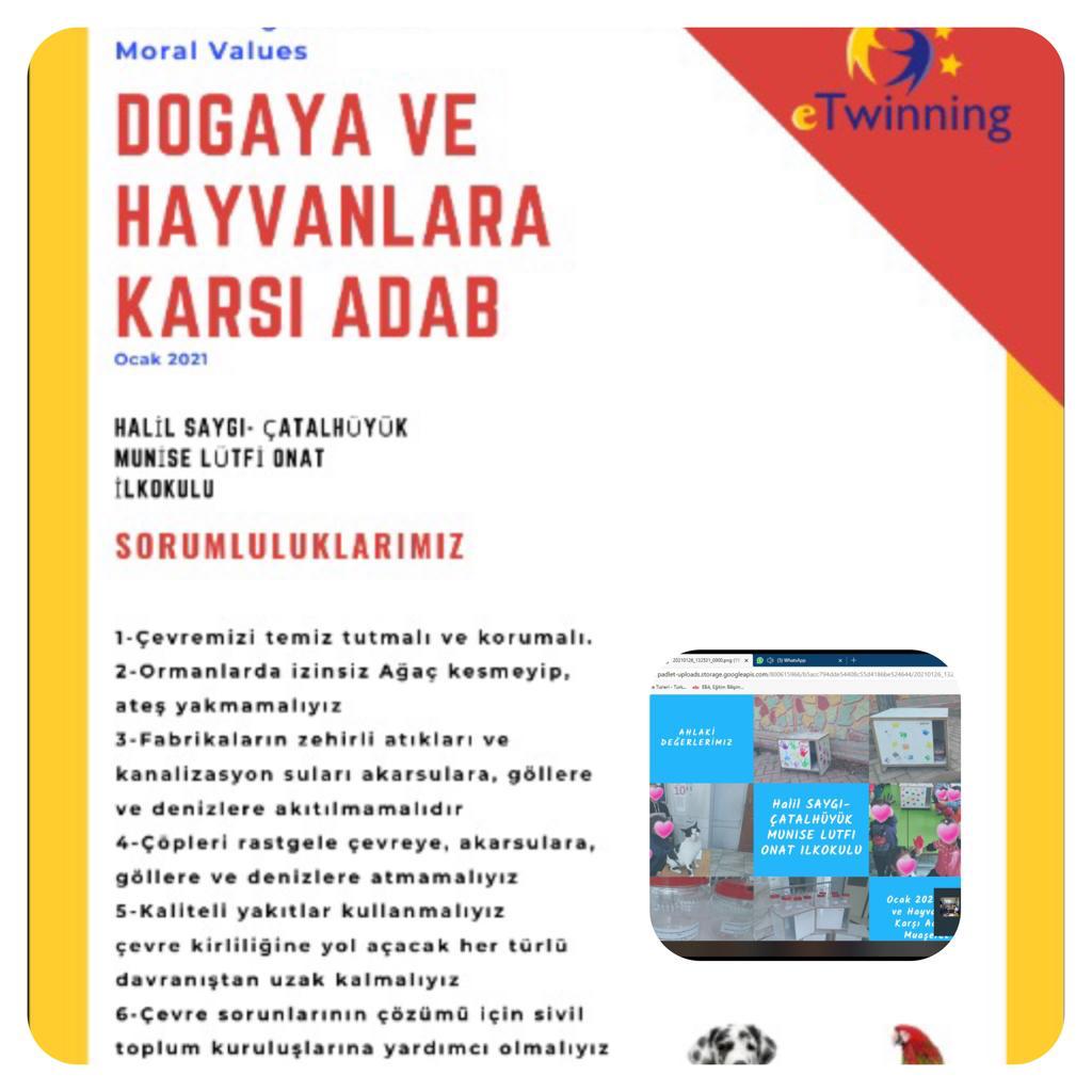 AHLAKİ DEĞERLERİMİZ OCAK AYI ÇALIŞMALARIMIZ by kader turan - Ourboox.com
