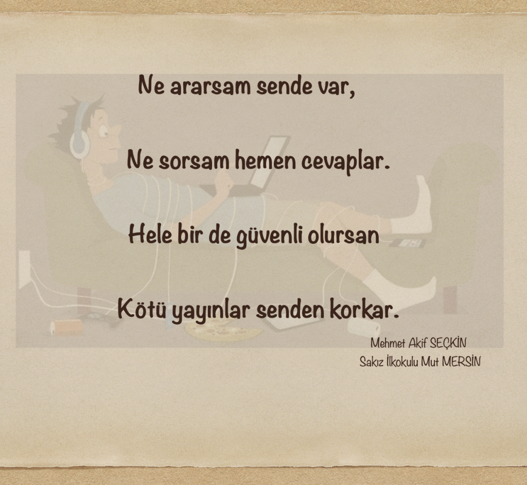 GÜVENLİ İNTERNET GÜNÜ ŞİİRLERİMİZ by Yücel Aktaş - Ourboox.com