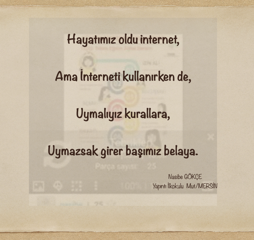 GÜVENLİ İNTERNET GÜNÜ ŞİİRLERİMİZ by Yücel Aktaş - Ourboox.com