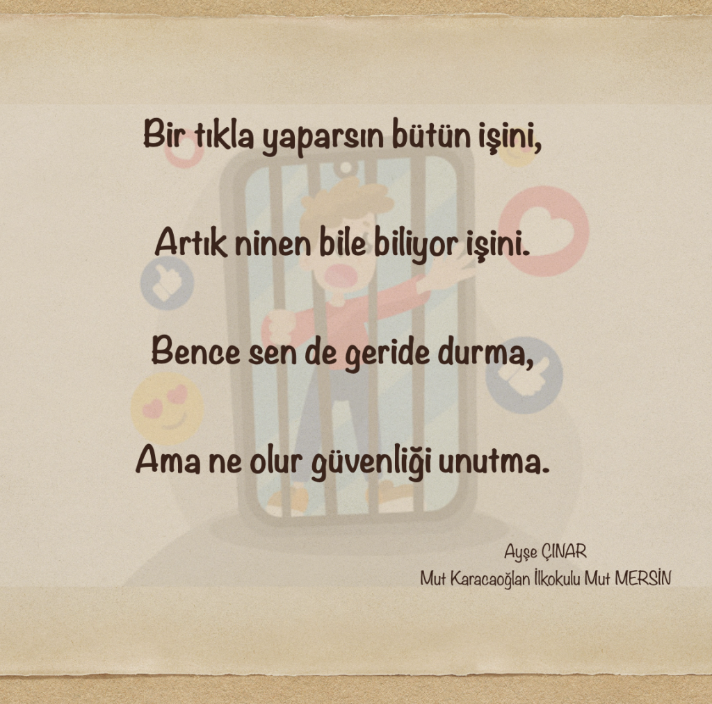 GÜVENLİ İNTERNET GÜNÜ ŞİİRLERİMİZ by Yücel Aktaş - Ourboox.com