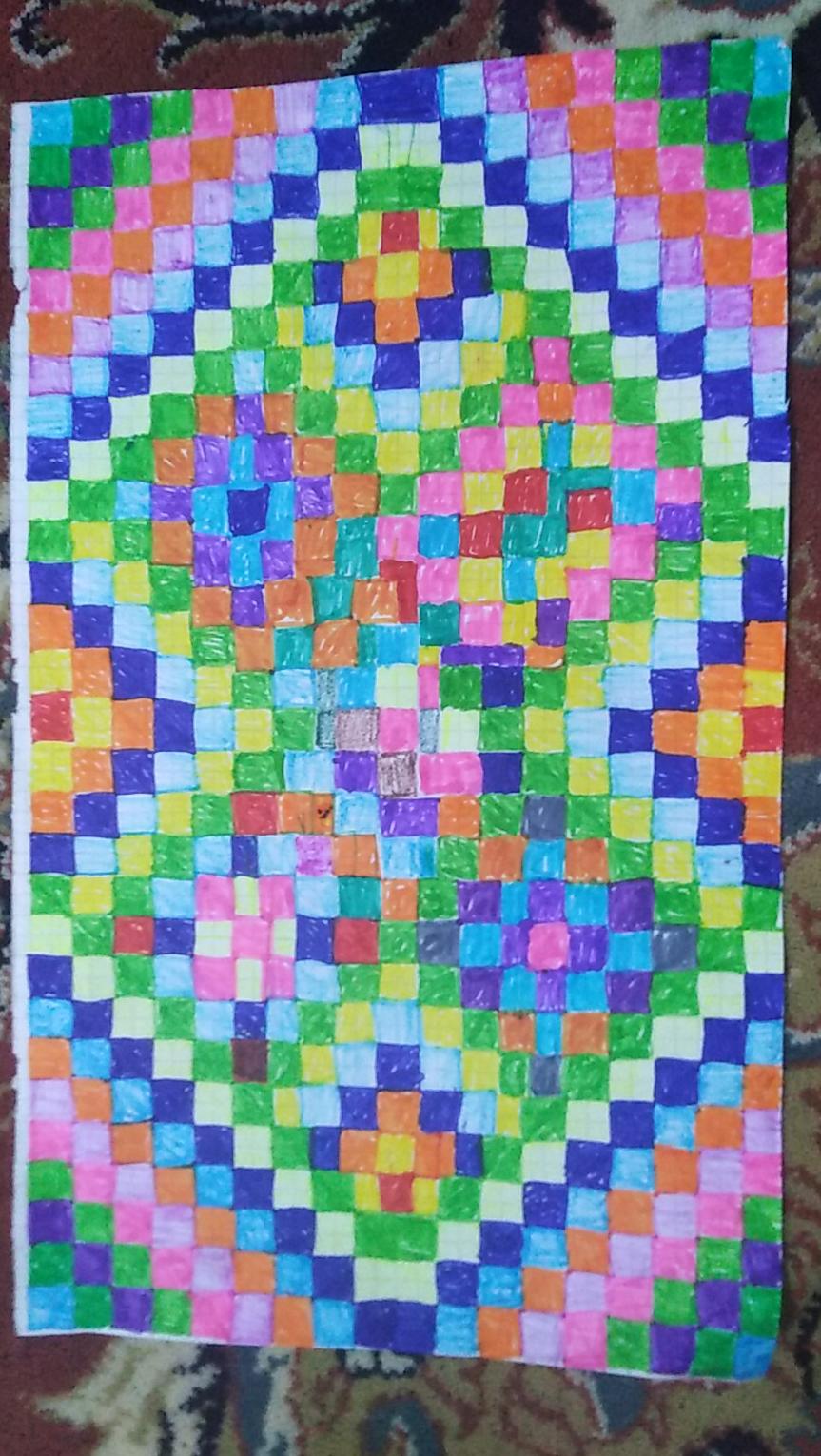 Kilim is the mirror of the heart, the heart is sound project student motif designs by Zarife ÖZKAN - Ourboox.com