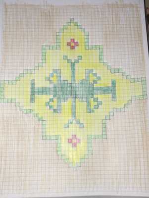 Kilim is the mirror of the heart, the heart is sound project student motif designs by Zarife ÖZKAN - Ourboox.com