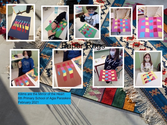 Kilim is the mirror of the heart, the heart is sound project student motif designs by Zarife ÖZKAN - Ourboox.com