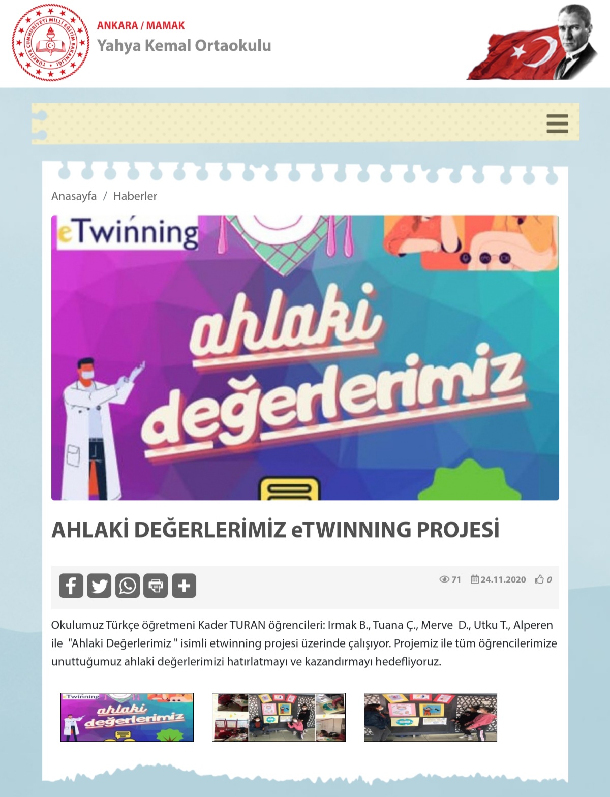 AHLAKİ DEĞERLERİMİZ by Zehra ünver - Ourboox.com